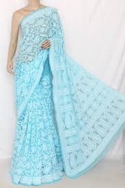 Lucknowi Chikan Sarees