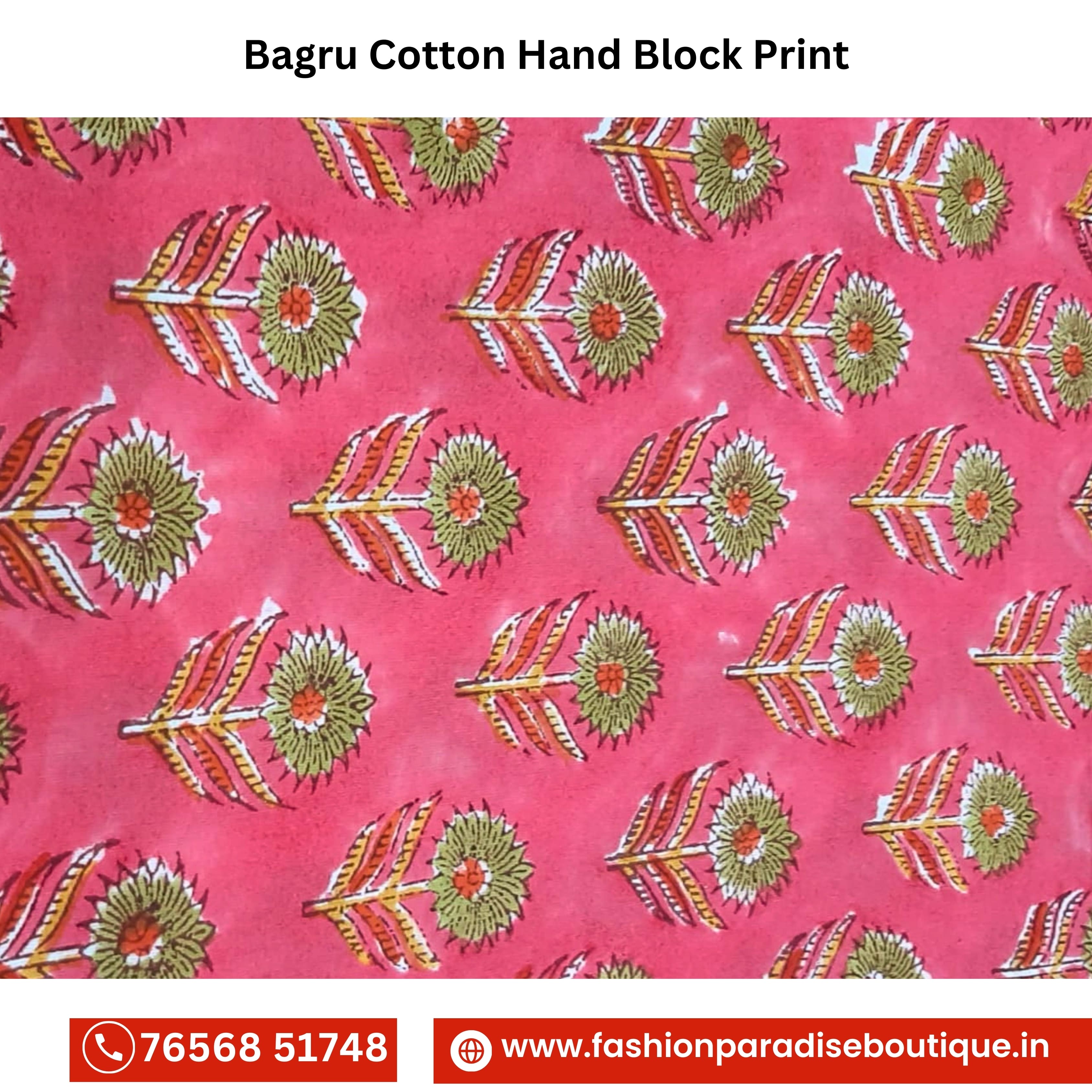 hand block fabric 40